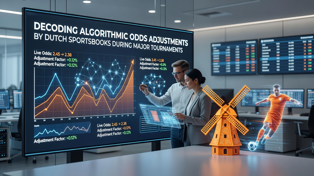 Nederlandse bookmakers passen algoritmische odds aan tijdens grote sporttoernooien met realtime data