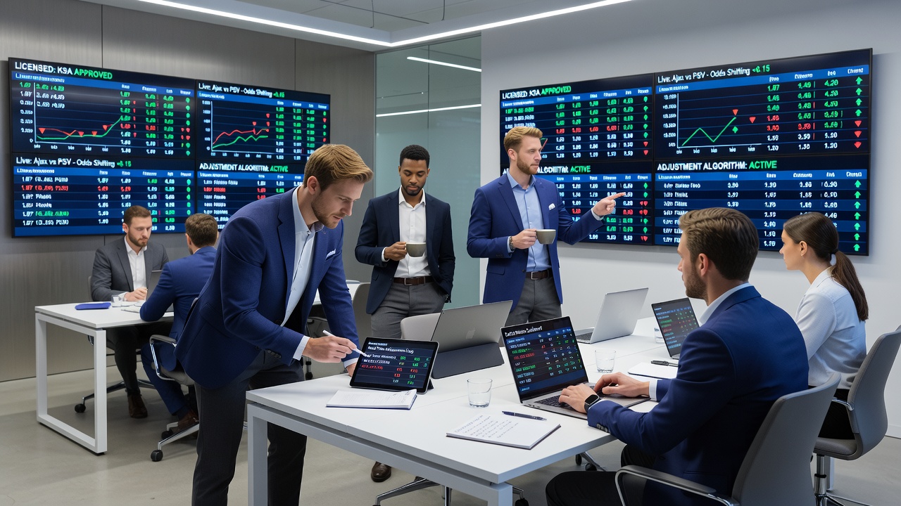 Nederlandse speler die odds matrix bekijkt op tablet met live aanpassingen zichtbaar