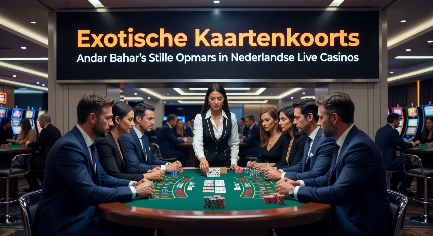 Live dealer tafels met Andar Bahar kaarten in een Nederlands online casino, spelers volgen gespannen de actie via hun schermen