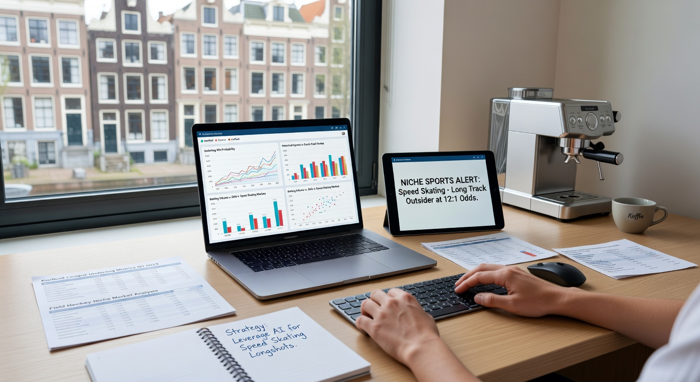 Nederlandse wedder die data-analysetools gebruikt voor niche sportweddenschappen en underdogvoorspellingen