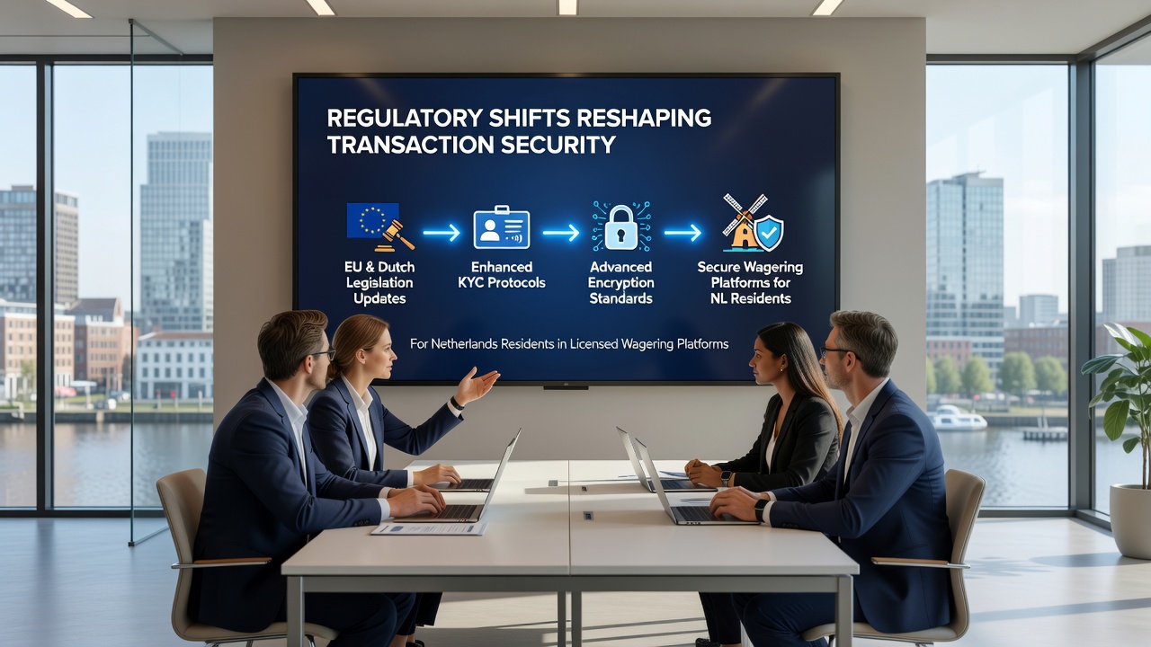 Grafiek die de impact van nieuwe reguleringen op transactiebeveiliging in Nederland visualiseert