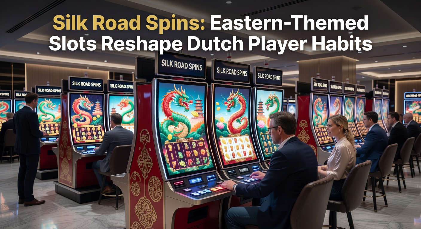 Nederlandse speler op mobiel die een Zijderoute slot draait, met draken en gouden munten die exploderen op het scherm