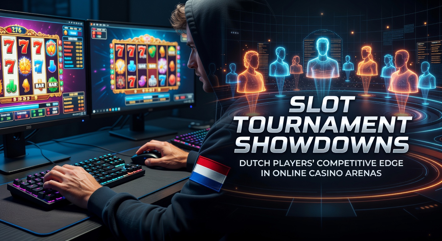 Spannende slot toernooi actie met Nederlandse spelers die strijden om de topposities op leaderboards van online casinos